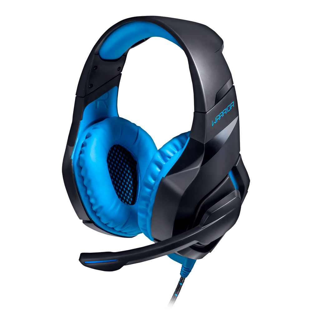 Headset Gamer Warrior Straton USB 2.0 Stereo LED Azul - PH244 -  solarmagazine
