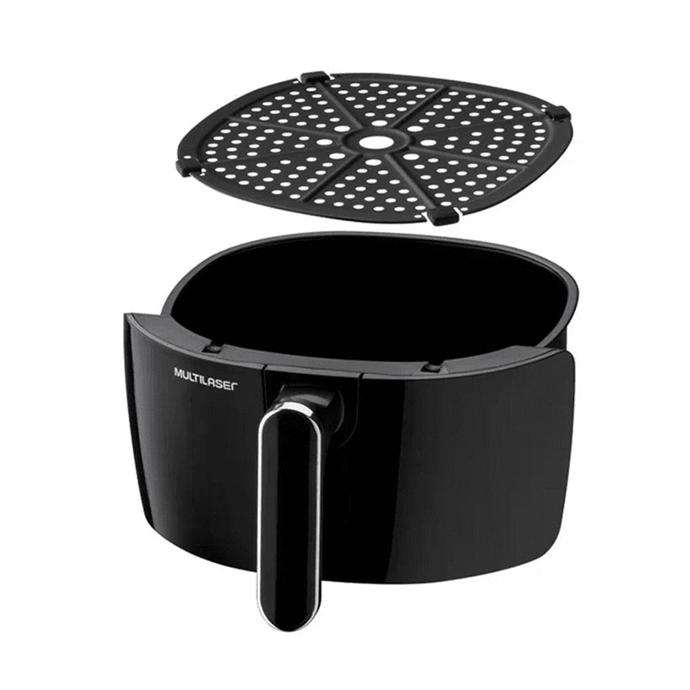 Fritadeira Eletrica Multilaser Air Fryer 4 Litros Com Grade Solar