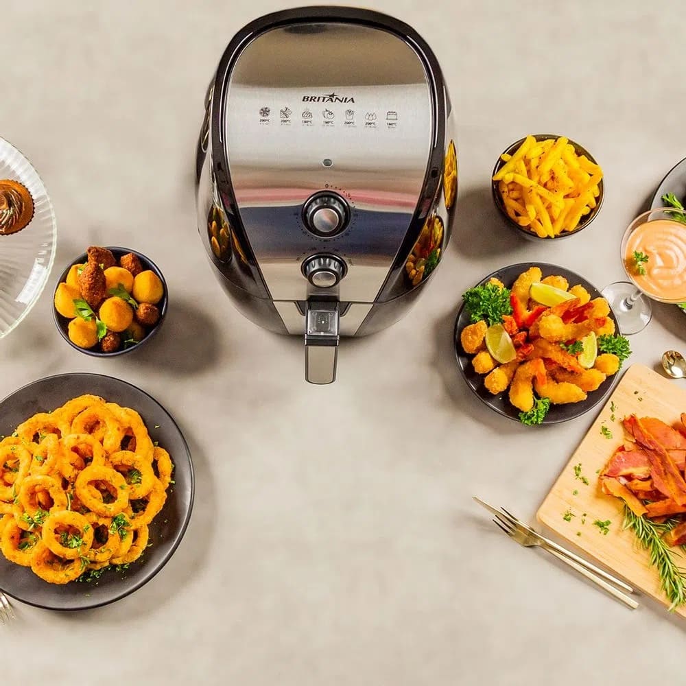 Como Fazer Bolo na Air Fryer Britânia. 