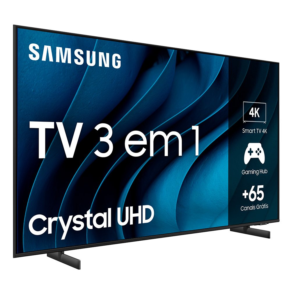 Smart TV 75" LED Crystal 4K Samsung Tizen UHD 75CU8000 | Solar Móveis e ...